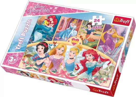 Puzzle 24 maxi. Disnay Księżniczki. Magia wspomnień 14294