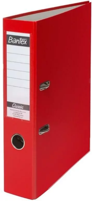 Segregator A4. Budget 7,5cm, czerwony - tantis.pl