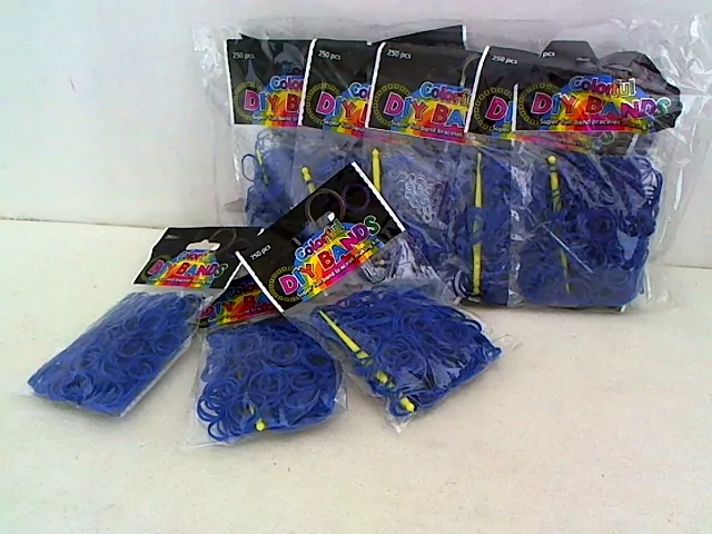 Gumki do robienia bransoletek. Ciemnoniebieskie - tantis.pl