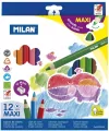 Kredki maxi trójkątne. 12 kolorów MILAN - tantis.pl