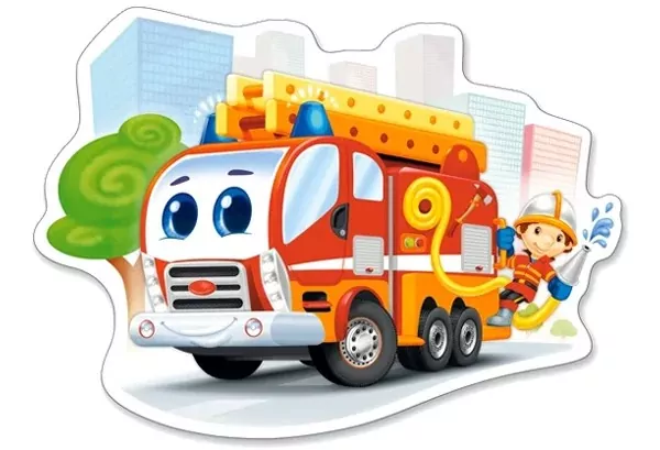 Puzzle 12 maxi. Wóz strażacki CASTORLAND - tantis.pl