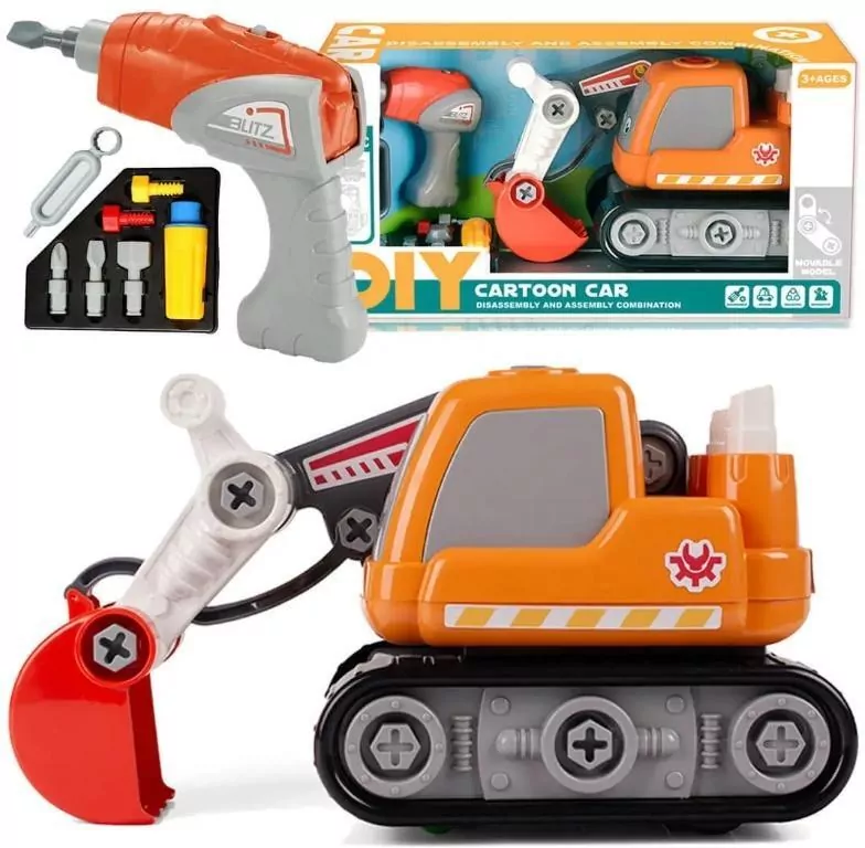 Koparka na gąsienicach do skręcania z narzędziami - tantis.pl