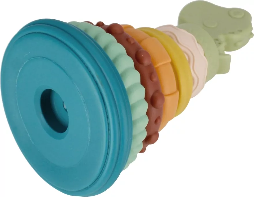 Piramidka edukacyjna pastel mix BAM BAM - tantis.pl