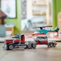 LEGO® Creator. Ciężarówka z platformą i helikopterem 31146 - tantis.pl