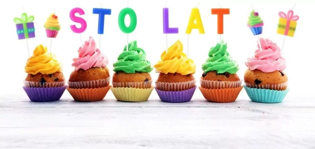 Świeczki pikery Sto Lat 10szt - tantis.pl