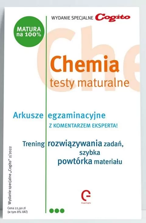 Chemia. Testy maturalne 2/2022 - tantis.pl
