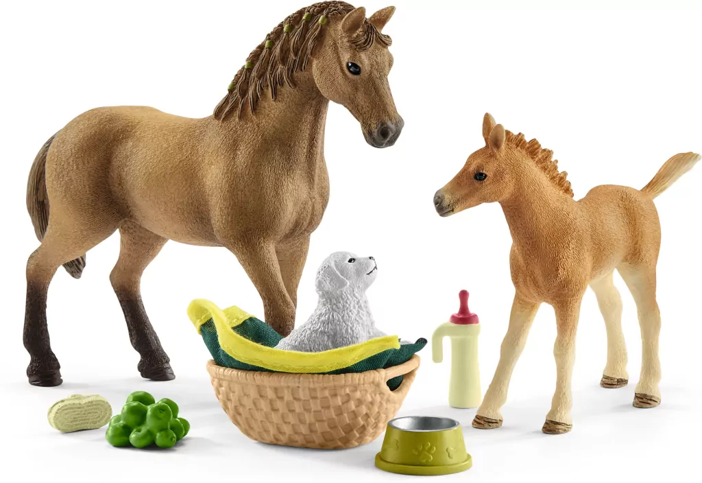 HORSE CLUB, zestaw Sarah do pielęgnacji młodych zwierząt 42432 - tantis.pl