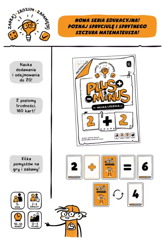 Plus i minus. Nauka liczenia - tantis.pl