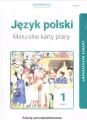 Język polski 1. Cz.1. Linia 1. Maturalne karty pracy. Zakres rozszerzony. Szkoły ponadpodstawowe - tantis.pl