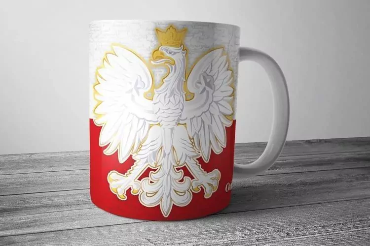 Kubek - Chrzest Polski z Orłem - tantis.pl