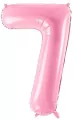 Balon foliowy 7 różowy 86cm - tantis.pl