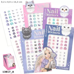 Naklejki na paznokcie Top Model 100 sztuk mix wzorów 13817A