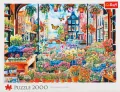 Puzzle 2000 Kwiaciarnia w Amsterdamie TREFL - tantis.pl