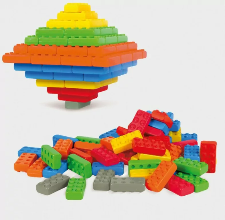 Klocki Budowlane Cegły Junior 140 - tantis.pl