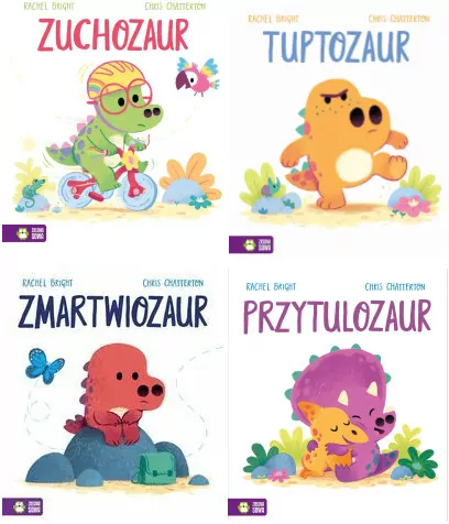 Pakiet: Zuchozaur / Tuptozaur / Zmartwiozaur / Przytulozaur - tantis.pl