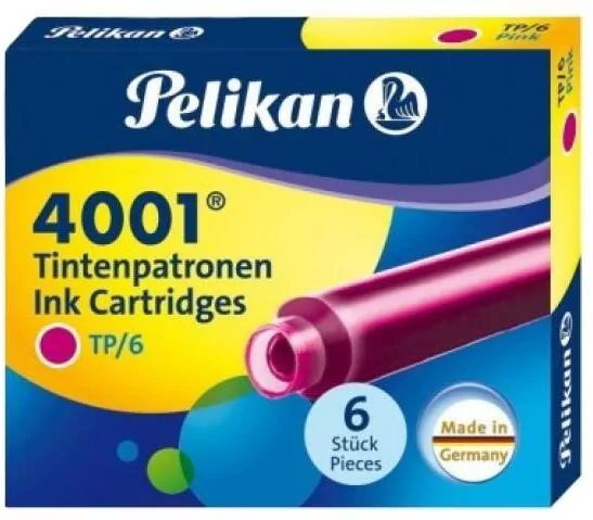 Naboje krótkie. Różowe. 6 sztuk - tantis.pl