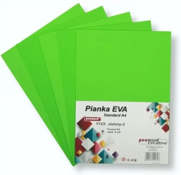 Pianka standard A4 Eva zielona - tantis.pl