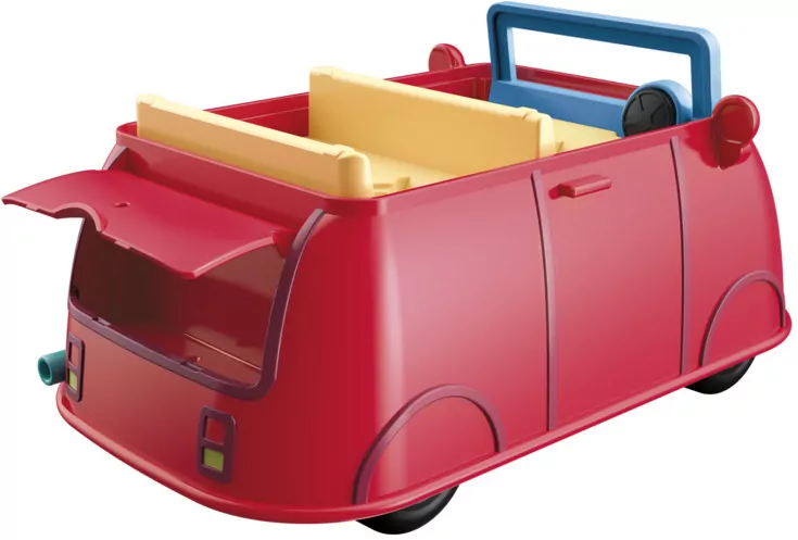 Świnka Peppa. Zestaw: Rodzinne czerwone auto - tantis.pl
