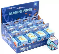 Puzzle w kształcie kostki -Motyw Morski