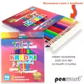 Kredki z gumką 24 kolory - tantis.pl