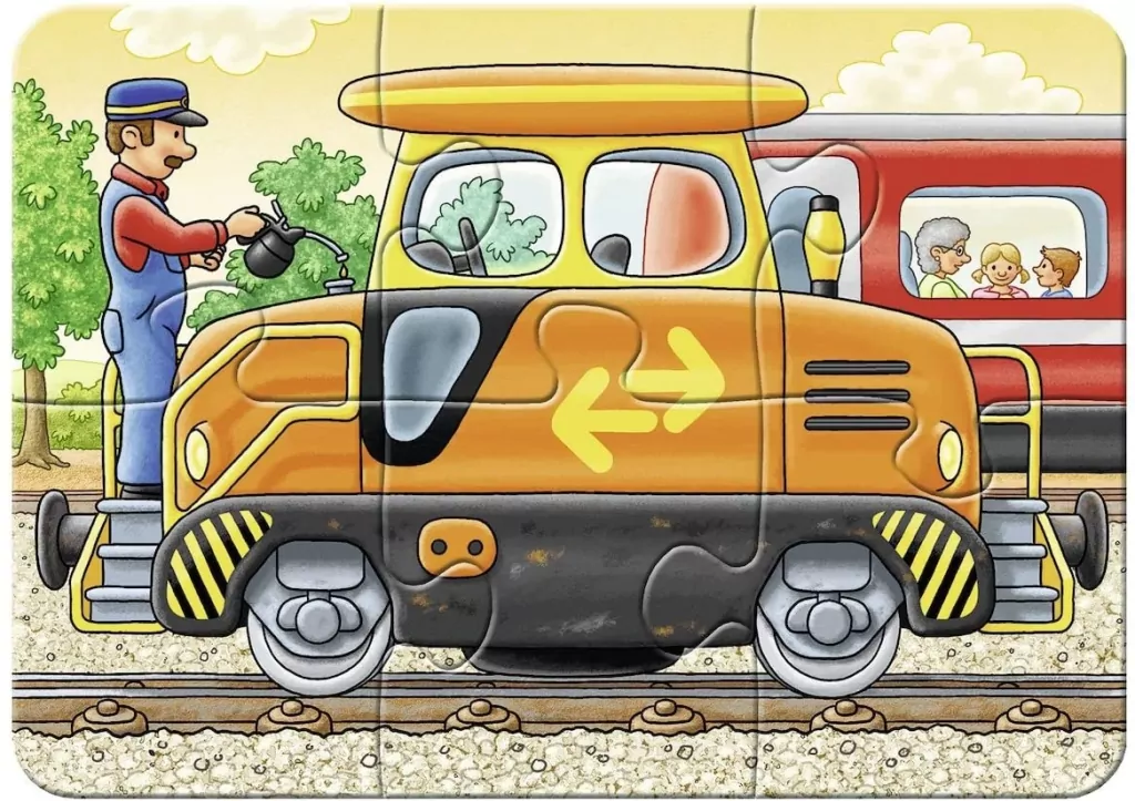 Ravensburger. W pracy. Puzzle 2/4/6/8 elementów - tantis.pl