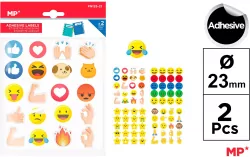 Naklejki mix wzorów 2 arkusze