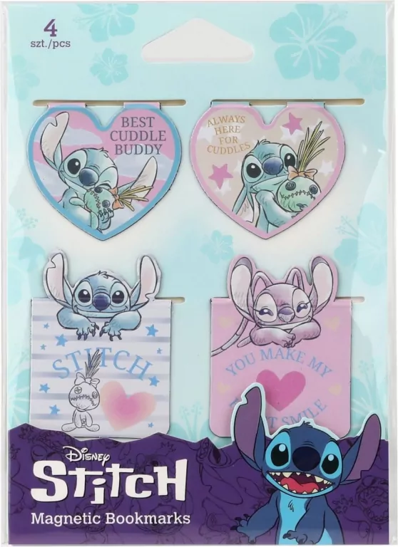 Zakładki magnetyczne. Disney Fashion. Stitch. Wzór 1 - tantis.pl