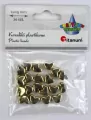 Koraliki plastikowe lustrzane serca 12x9mm 20szt - tantis.pl