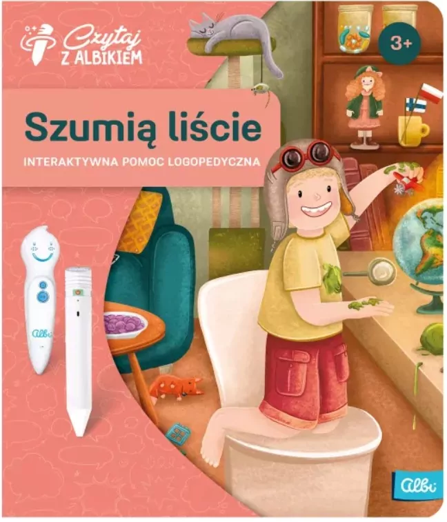 Szumią liście. Interaktywna pomoc logopedyczna 3+. Czytaj z Albikiem - tantis.pl