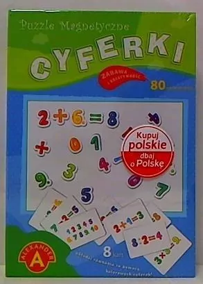 Puzzle magnetyczne. Cyferki - tantis.pl