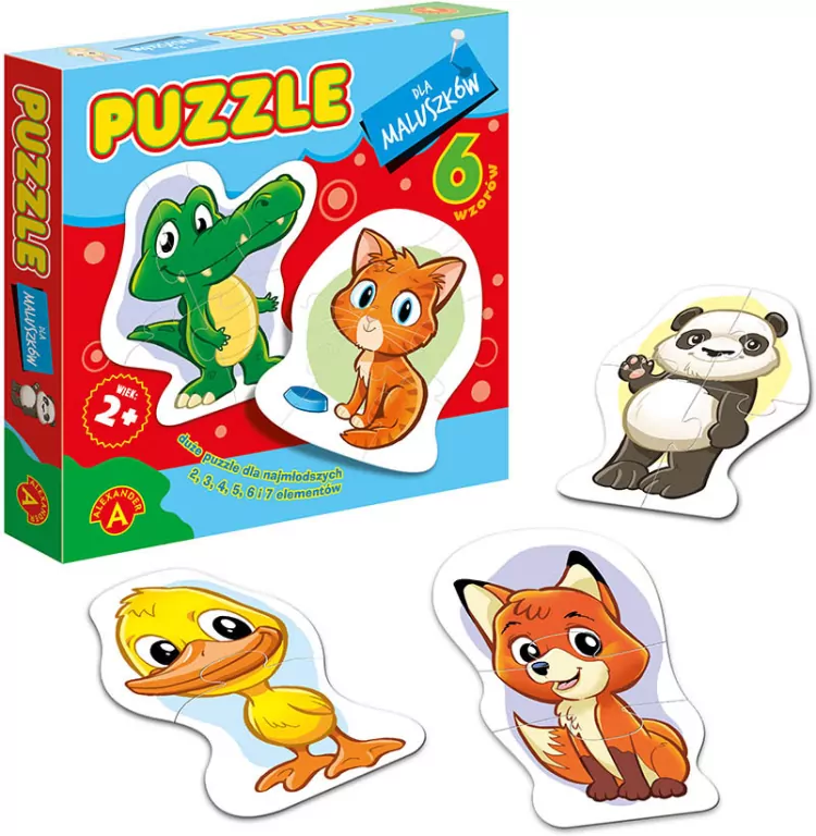 Puzzle dla maluszków. Krokodyl - tantis.pl