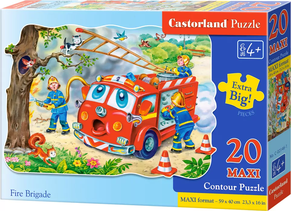 Puzzle 20 maxi. Straż pożarna - tantis.pl