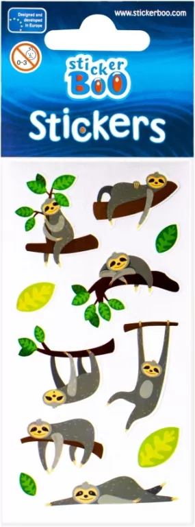 Naklejki Sticker BOO Leniwiec, Lama, Panda mix - tantis.pl