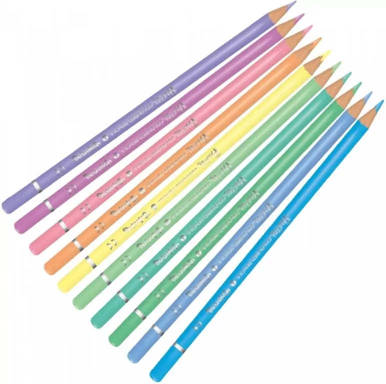 Kredki ołówkowe okrągłe. Colorino Kids. Pastel. 10 kolorów - tantis.pl