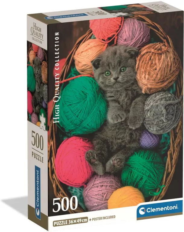 Puzzle 500 Fluffy Kitten - tantis.pl