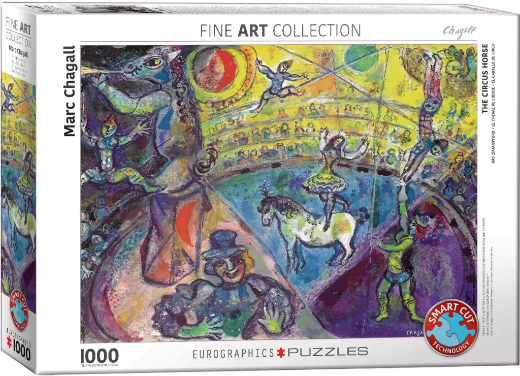 Puzzle 1000. Koń cyrkowy. Marc Chagall - tantis.pl