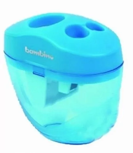 Temperówka potrójna z pojemnikiem  BAMBINO, 12 sztuk - tantis.pl