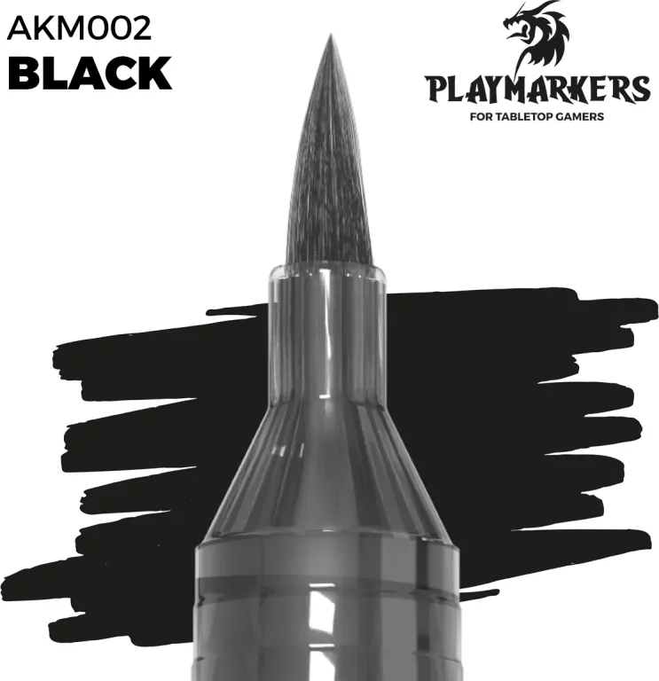 AK Interactive: Playmarkers - Black - tantis.pl