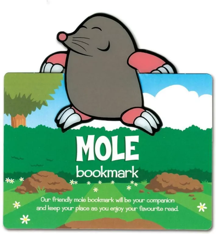Zwierzęca zakładka do książki - Mole - Kret - tantis.pl