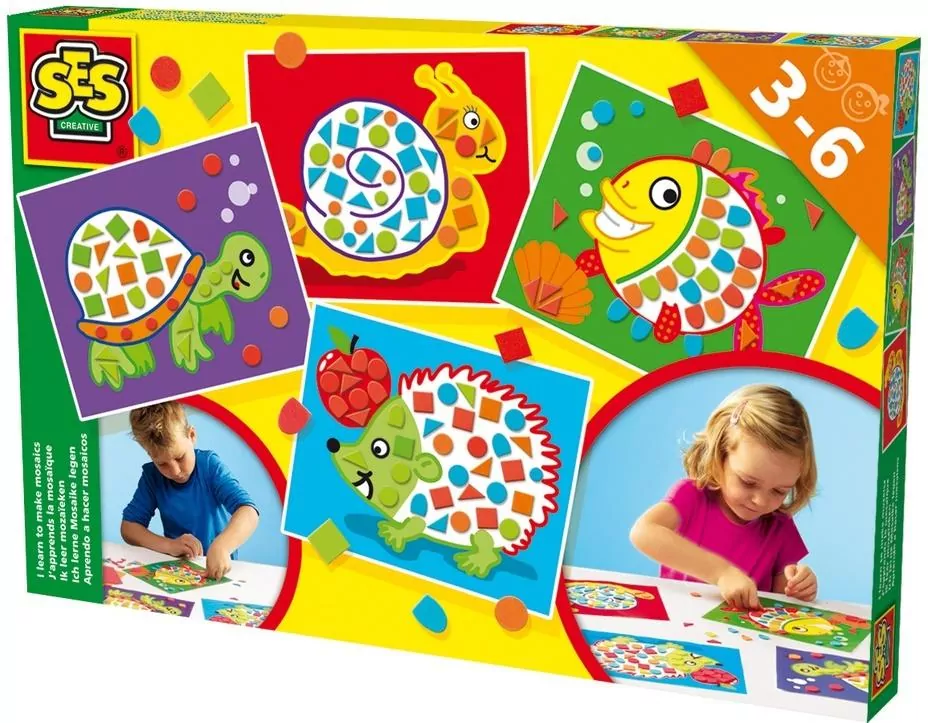 Mozaika. Duży zestaw do nauki wyklejania - tantis.pl