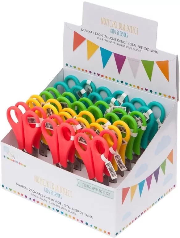 Nożyczki dla dzieci. 24 sztuki - tantis.pl