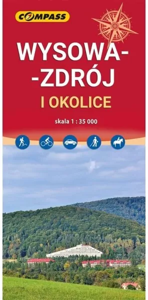 Mapa - Wysowa-Zdrój i okolice 1:35 000 - tantis.pl