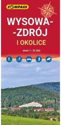 Mapa - Wysowa-Zdrój i okolice 1:35 000