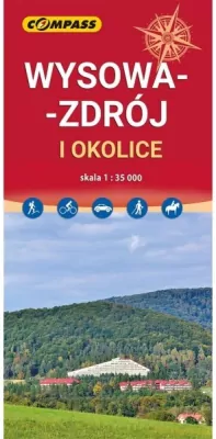 Mapa - Wysowa-Zdrój i okolice 1:35 000