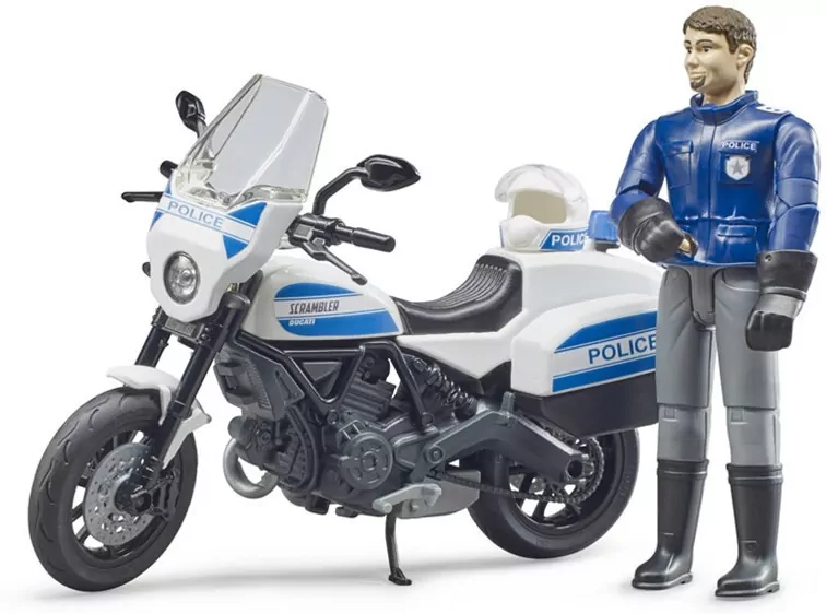 Policjant na motocyklu. Scrambler Ducati - tantis.pl