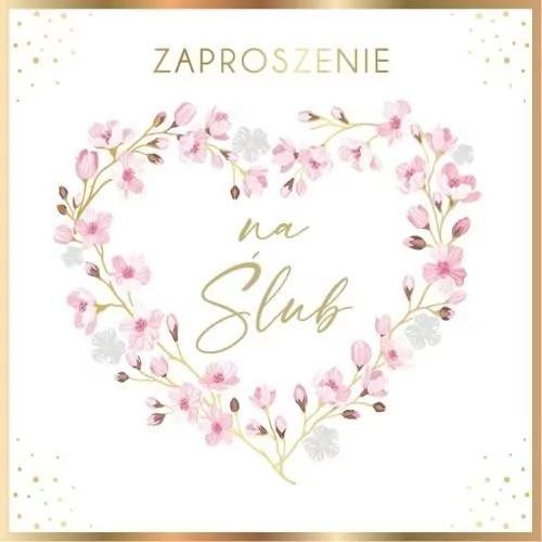 Zaproszenie Ślub (10szt) - tantis.pl