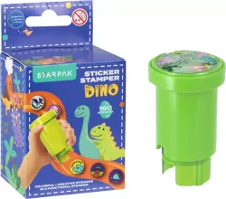 Stempel z naklejkami Dino