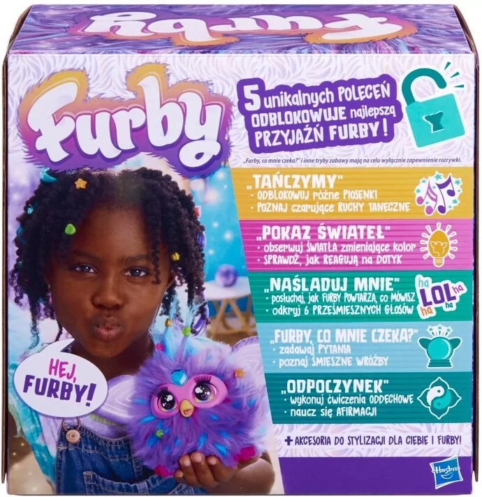 Interaktywna maskotka fioletowa FURBY 2.0 - tantis.pl