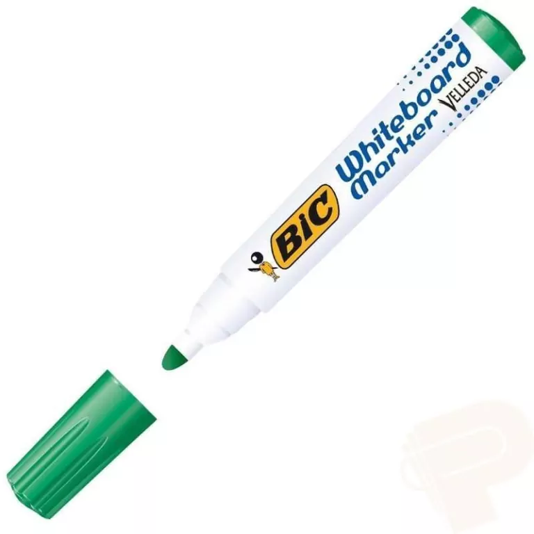 Marker Velleda Eco okrągły zielony (12szt) BIC - tantis.pl