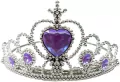 Tiara z kryształkami fioletowa - tantis.pl